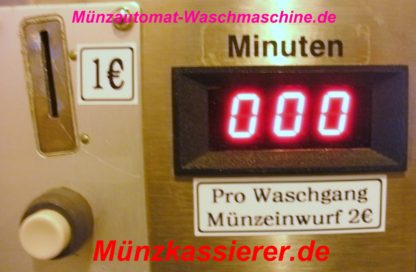 münzautomat-waschmaschine.de Edelstahl Münzkassierer 1€ Einwurf münzautomaten.com Trockner